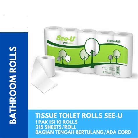 Jual Tisu Gulung Toilet See U Roll Bathroom Tissue Bertulang