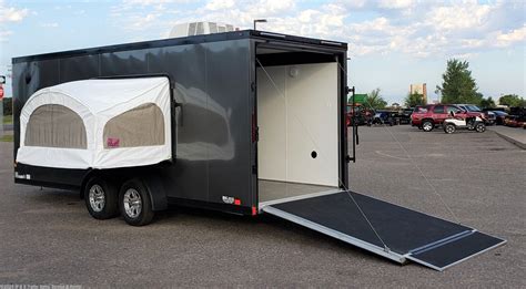 Cargo Trailer 2019 Haulmark Alx 7x20 Aluminum Enclosed Cargo Charcoal Trailersusa