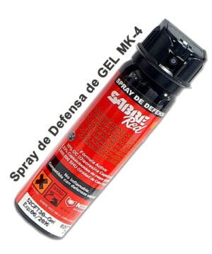 Spray Pimienta Sabre Red MK 4 GEL Homologado Seguridad Personal