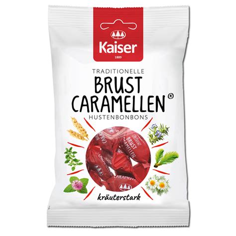 Kaiser Brust Caramellen Bonbons 18 Beutel je 100g Süßigkeiten