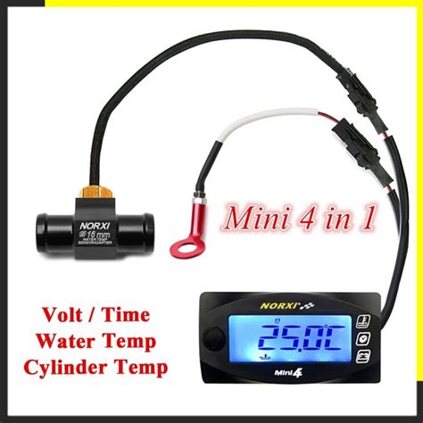 Koso Mini 4 DUAL Temp Meter Digital Universal Water Temperature