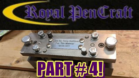 Custom Made Pen Blank Jig By Terry Hoffman Part4 Youtube