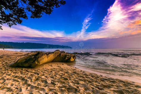 Radhanagar Beach Havelock Island Andaman Asia S Best Beach Stock