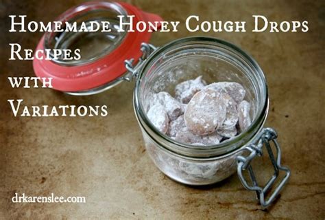 Homemade Honey Cough Drops Recipe