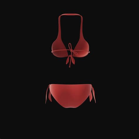 Bikini D Model Max Obj Fbx Ds Free D