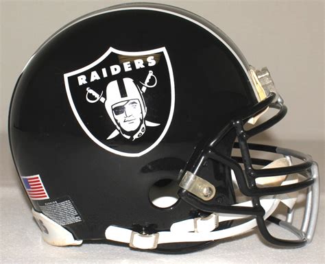 Oakland Raiders Custom Full-Size Authentic Pro-Line Helmet | Pristine ...