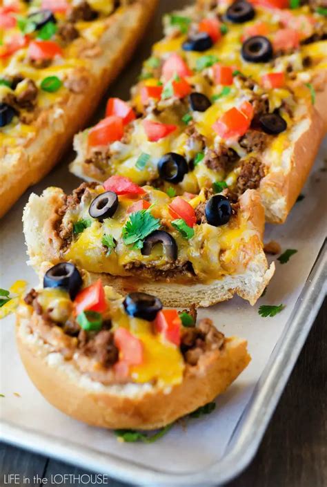 Delicious Taco French Bread Pizza Recipe