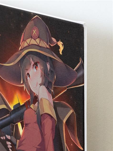 Megumin Butt Thicc Ass Thighs Konosuba Sexy Lewd Hentai Ecchi Anime Girl Mounted Print For