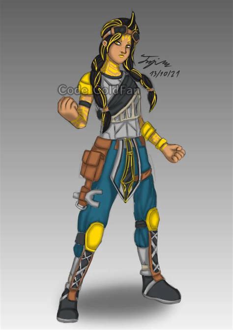 Golden Jules Fortnite Skin Concept By Coldfan Artz On Deviantart