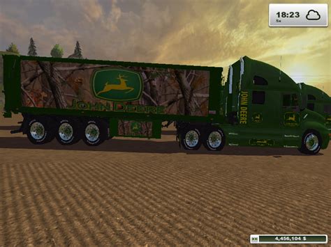 FS2013 John Deere Multi Fruit Truck And Trailer Pack V 2 0 Peterbilt