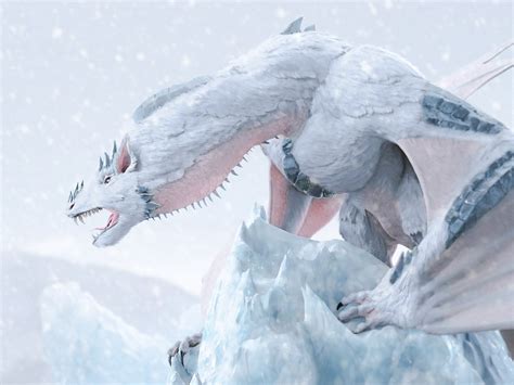 Snow Dragon by Jia Hao on Dribbble