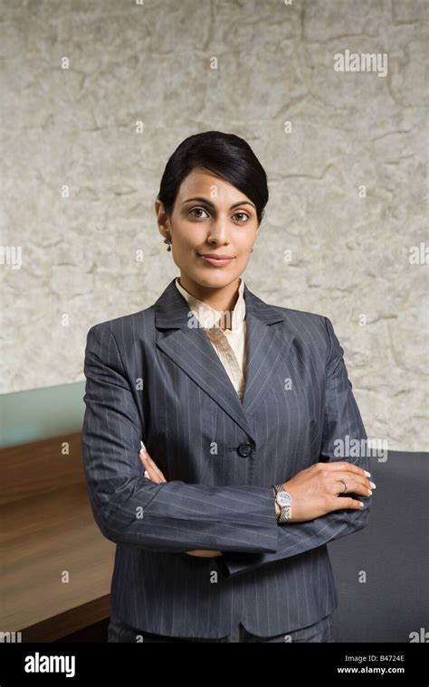 Portrait Of An Indian Businesswoman Stock Photo Alamy