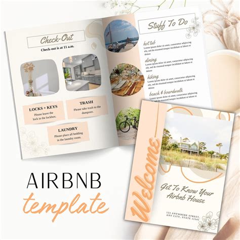 Airbnb Welcome Book Binder Airbnb Template Airbnb Ebook Template