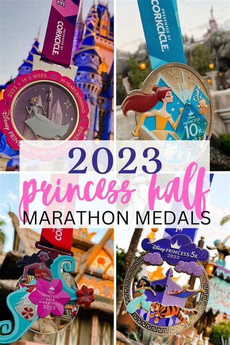 Take A Look At The 2023 Disney Princess Half Marathon Medals