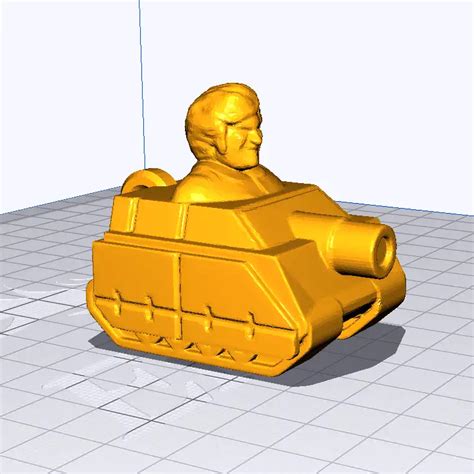 Archivo Stl Gratis Javier Milei Sobre Un Tanque Llavero 👾 ・modelo Para Descargar Y Imprimir En