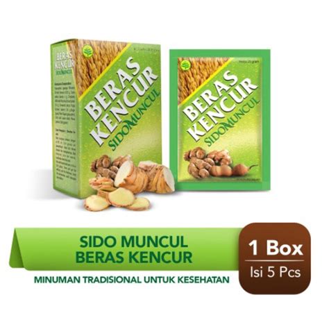 Jual Beras Kencur Sidomuncul Minuman Tradisional Kesehatan Isi