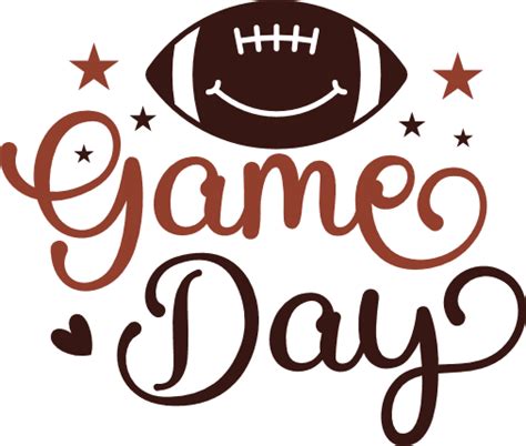 Game Day American Football Day Tshirt Design Free Svg File For Members Svg Heart