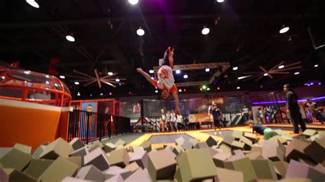 Have Fun Jump Safe At Dubais Favourite Indoor Trampoline Park Youtube