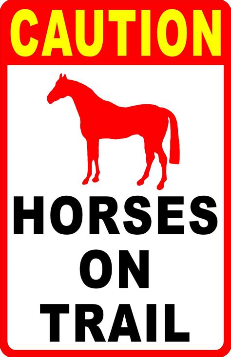 Caution Horses Safety Products