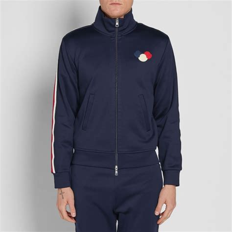 Moncler Side Stripe Track Jacket Navy End