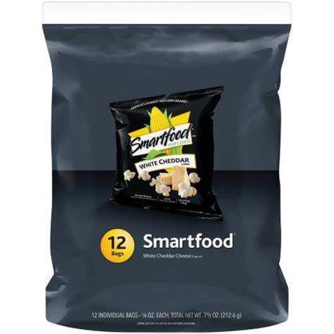 Smartfood Popcorn White Cheddar Snacks, 12 ct / 6.3 oz - QFC