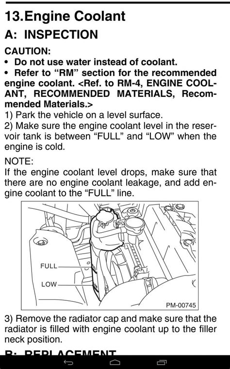 Subaru Forester Coolant Type