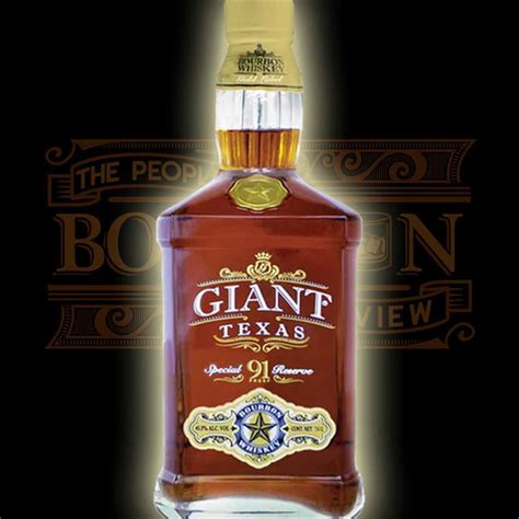 Giant Texas Special Reserve 91 Proof Bourbon Reviews Mash Bill