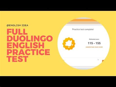 Full Duolingo English Practice Test Test With Answers Youtube