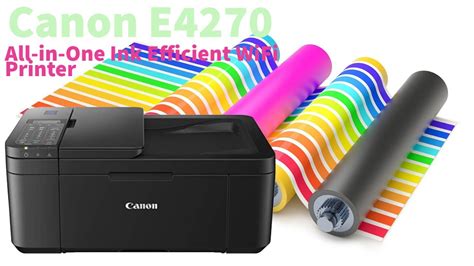 Canon E4270 All In One Ink Efficient Wifi Printer Review Unboxing