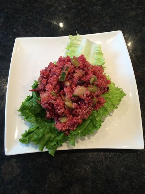 Quinoa & Beet Salad – Nutrition at a Glance by Robin Glance