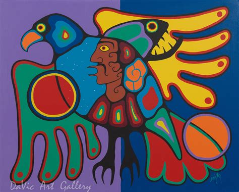 Jim Oskineegish Woodland Art Davic Gallery Of Native Canadian Arts