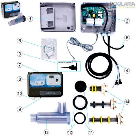 Recambios Clorador Salino AstralPool Sel Clear Poolaria