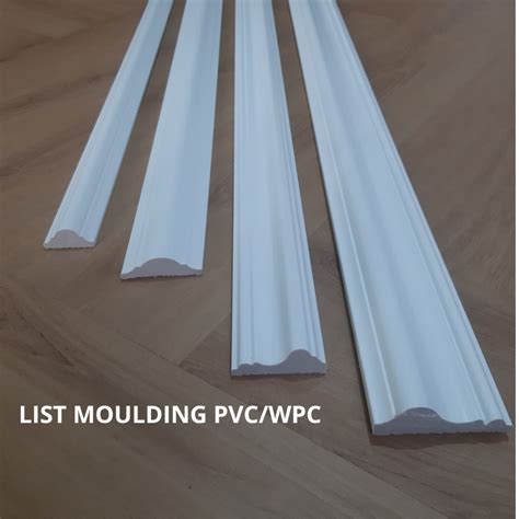 Jual List Moulding Wallmoulding Bahan Pvc Anti Air Anti Rayap Panjang