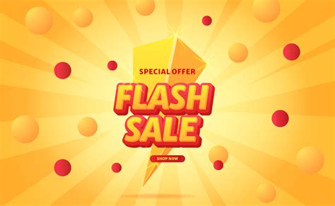 3d Lighting For Flash Sale Offer Discount Promotion With Circle