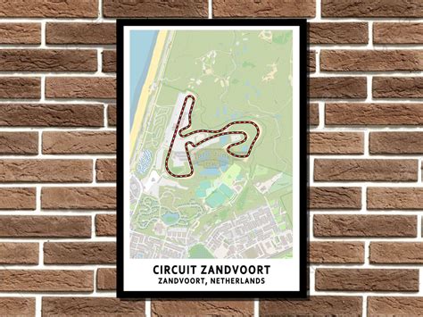 Circuit Zandvoort Circuit Map Layout Metal Sign – Auto Junk UK Ltd