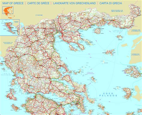 Maps of Greece | Greece detailed map in English | Tourist map (map of ...