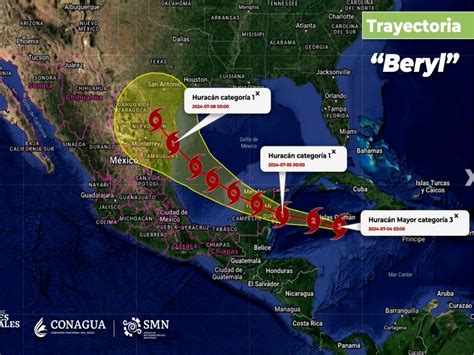 Huracán Beryl se degrada a categoría 3 impactará estos municipios