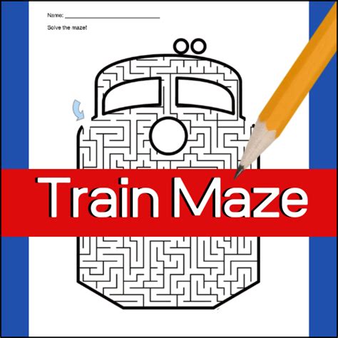 Train Maze My Teaching Library