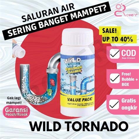 Jual Wild Tornado Bubuk Pembersih Pelancar Saluran Pipa Air Wc Wastafel