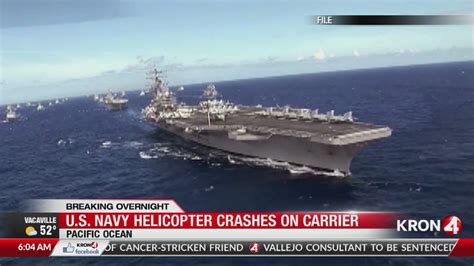 Copter Crashes On Uss Ronald Reagan Sailors Hurt