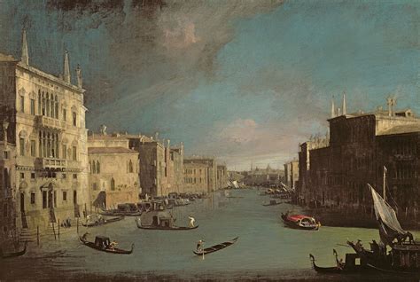 Canaletto The Grand Canal Venice Looking North East From The