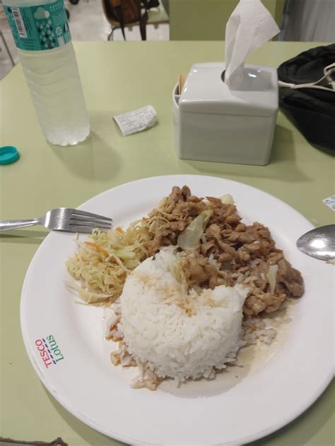 Food court lunch. Thailand, 65 THB + 10 water $2.40 Korean Teriyaki