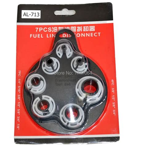 AL 713 7pcs Professional disconnect tool set for fuel line fuel line disconnect tool set as ...