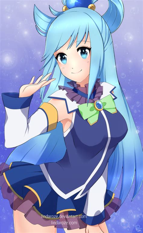 Aqua Konosuba Kono Subarashii Sekai Ni Shukufuku Wo Image By