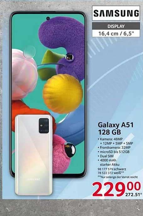 Samsung Galaxy A Gb Angebot Bei Selgros Prospekte De