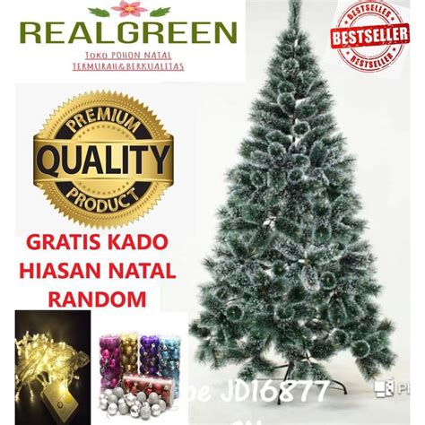 Jual Bisa Cod Pohon Natal Murah Cm Snow Flake Pine Tree Jd Sn