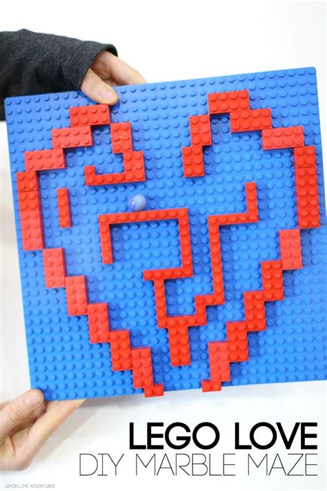 Lego Marble Maze for Valentines Day