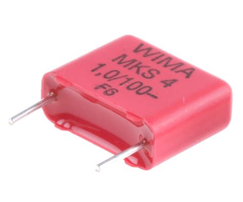 Polyester Film Capacitor Nf V P Mm Nf Mks Livestainable