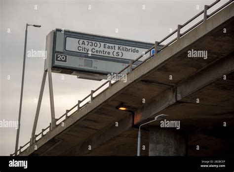 M8 Motorway In Glasgow Hi Res Stock Photography And Images Alamy