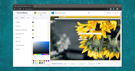 How to create a custom Chrome theme